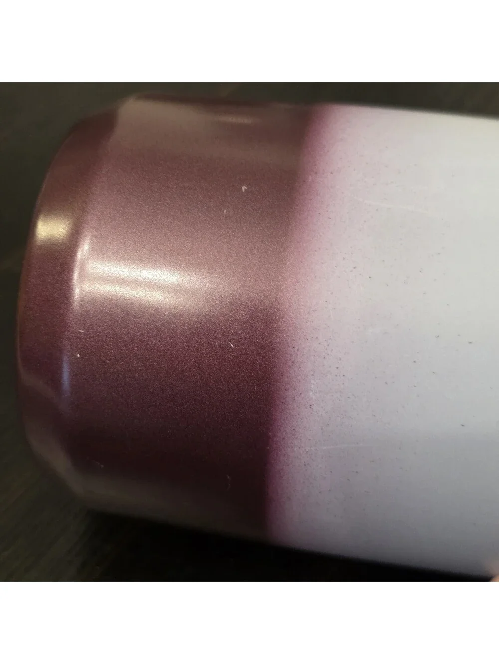Starbucks Ceramic Tumbler Unisex 8oz Purple Ombre Lilac With Lid VGC